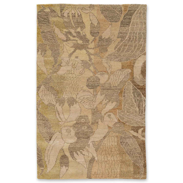 Astrana Hand Knotted Woollen And Silk Rug By Mariella Ienna