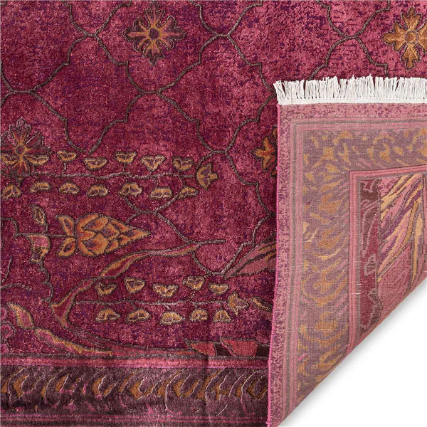 Ydyan-V Hand Knotted Woollen And Silk Rug By Anju Modi