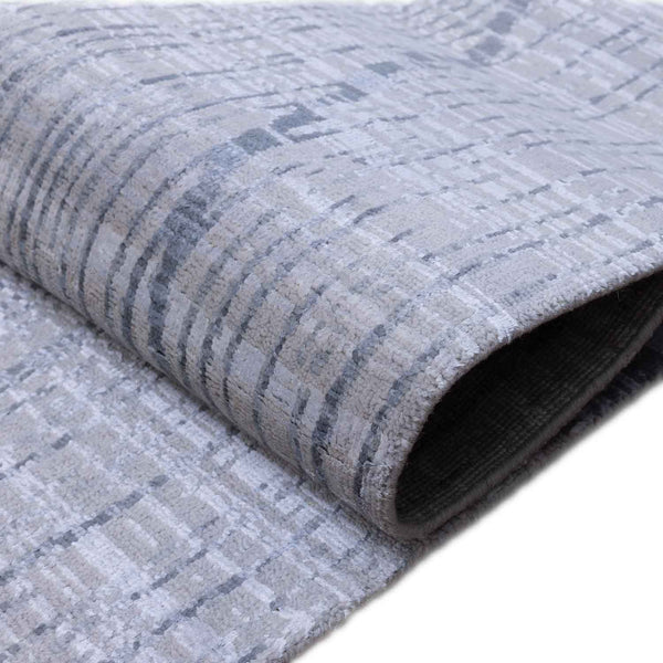 Trajectory Hand Knotted Wool And Silk Rug By Luke Irwin