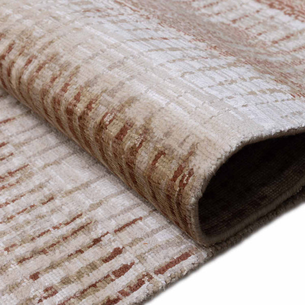 Taper Hand Knotted Wool And Silk Rug By Luke Irwin
