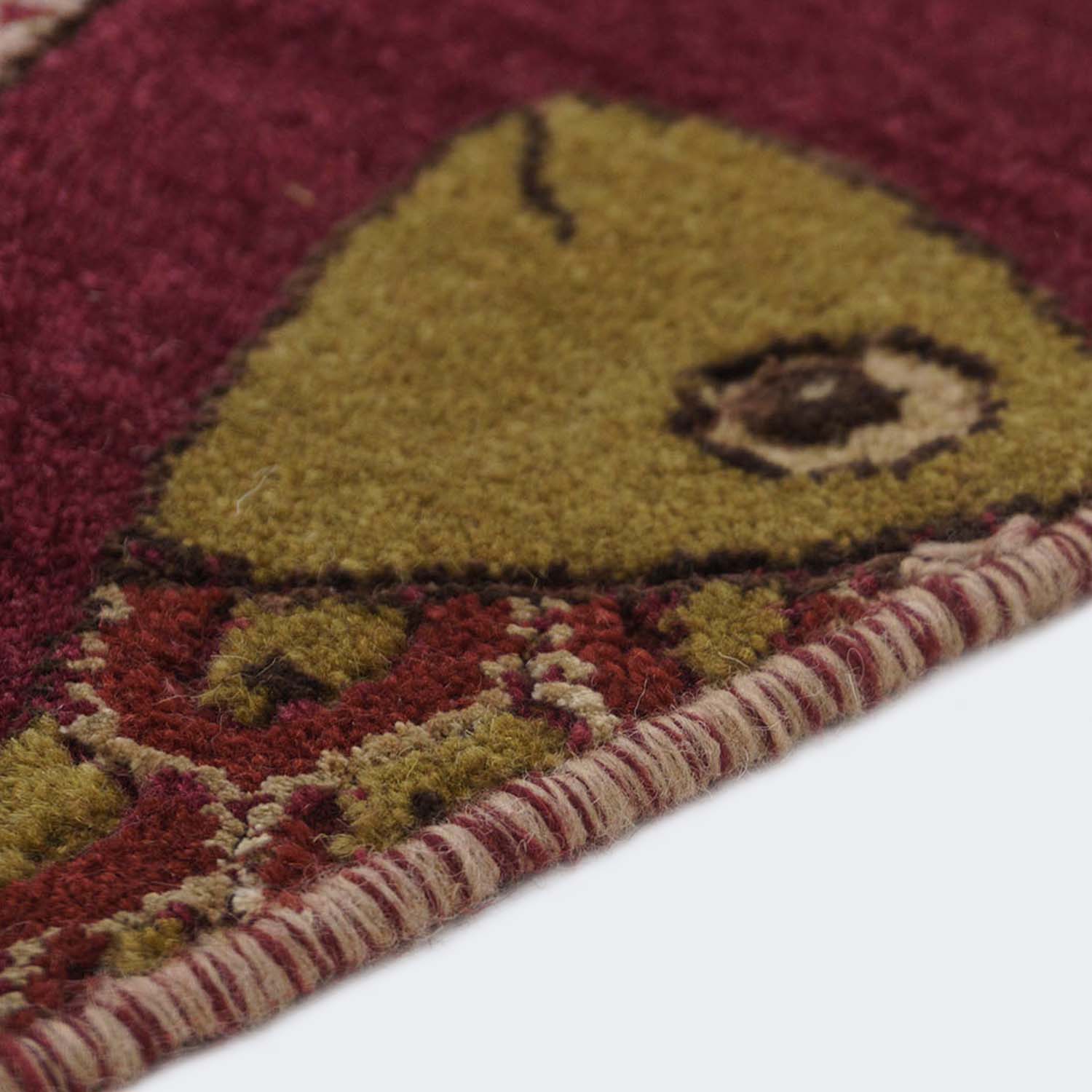 Matsya Tat Hand Knotted Woollen And Viscose Rug