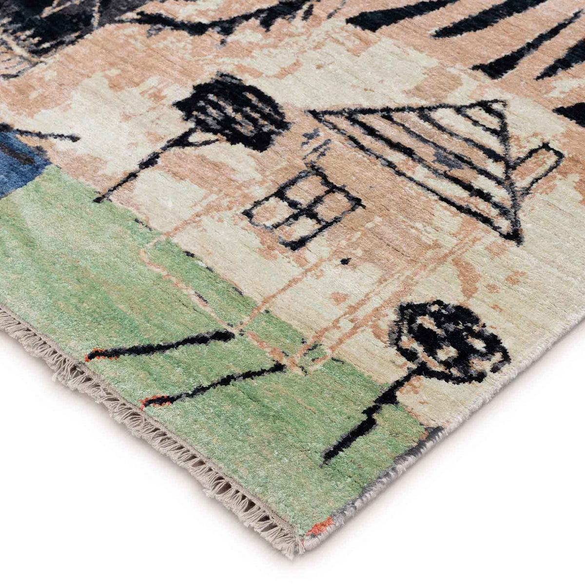 Le Tigre 5 Hand Knotted Silk Rug By Luke Irwin