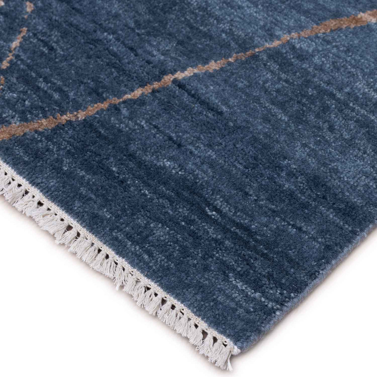 Sankaku Hand Knotted Wool And Silk Rug By Luke Irwin