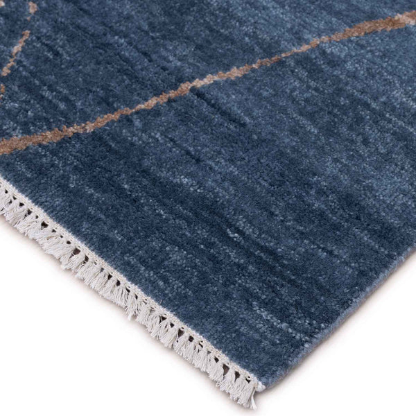 Sankaku Hand Knotted Wool And Silk Rug By Luke Irwin