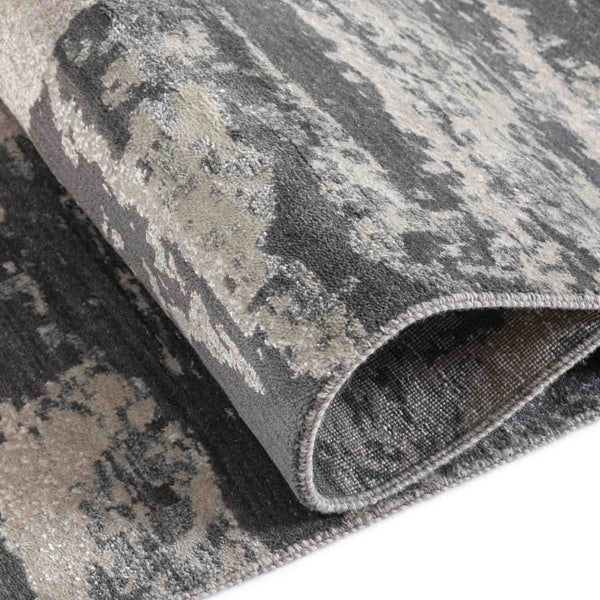 Kage Hand Knotted  Woollen And Viscose Rug