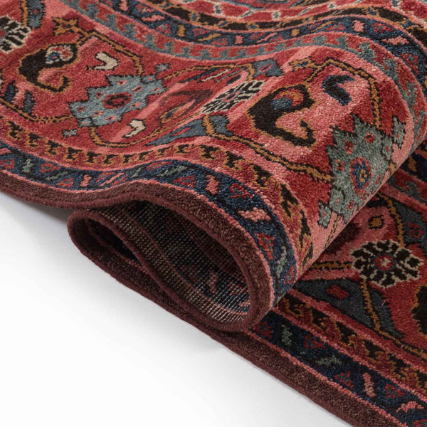 Living Medallion Hand Knotted Wool Rug