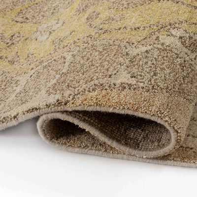 Solera Hand Knotted Woollen And Silk Rug By Mariella Ienna