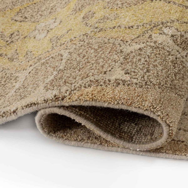 Solera Hand Knotted Woollen And Silk Rug By Mariella Ienna