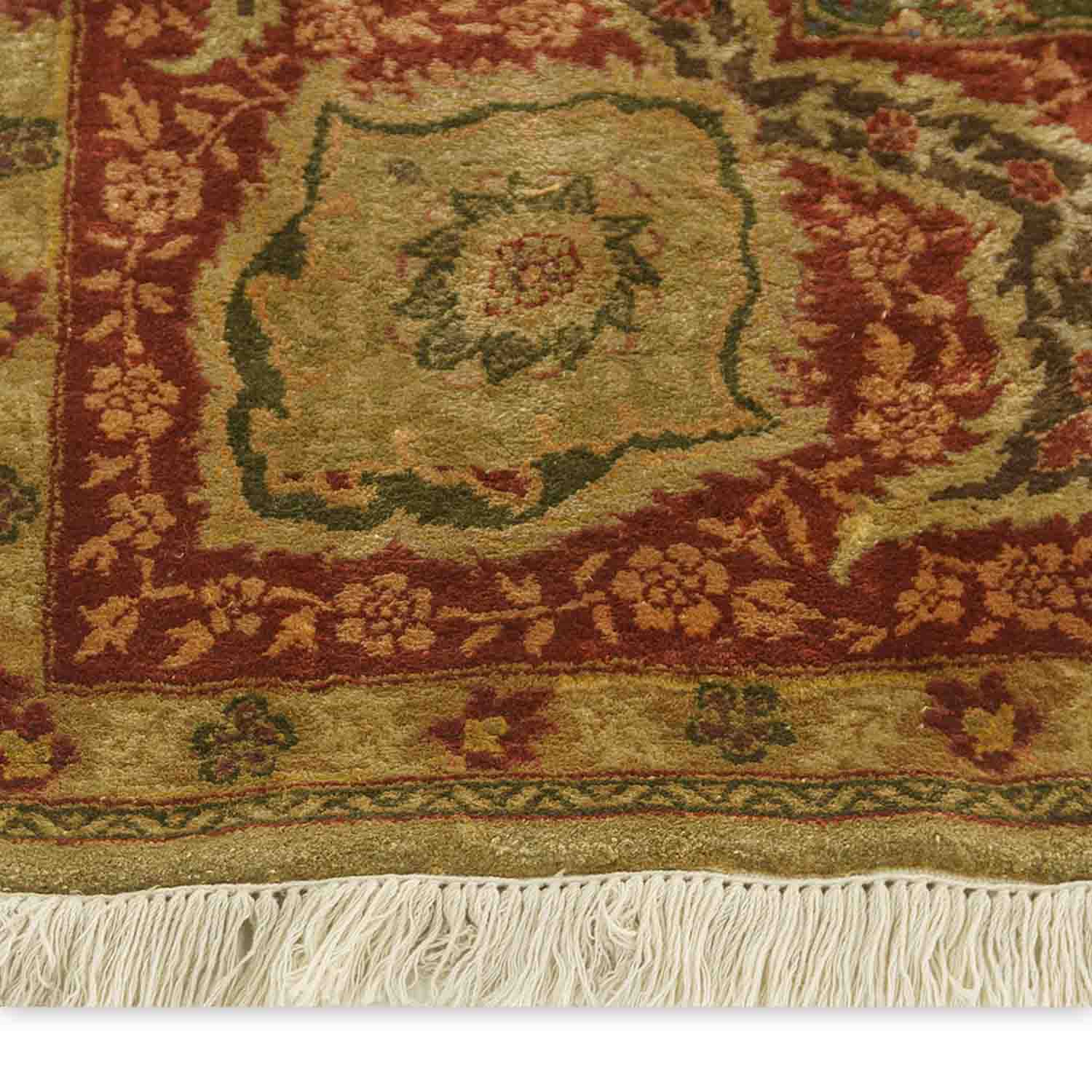 ZafranHand Knotted Silk Rug