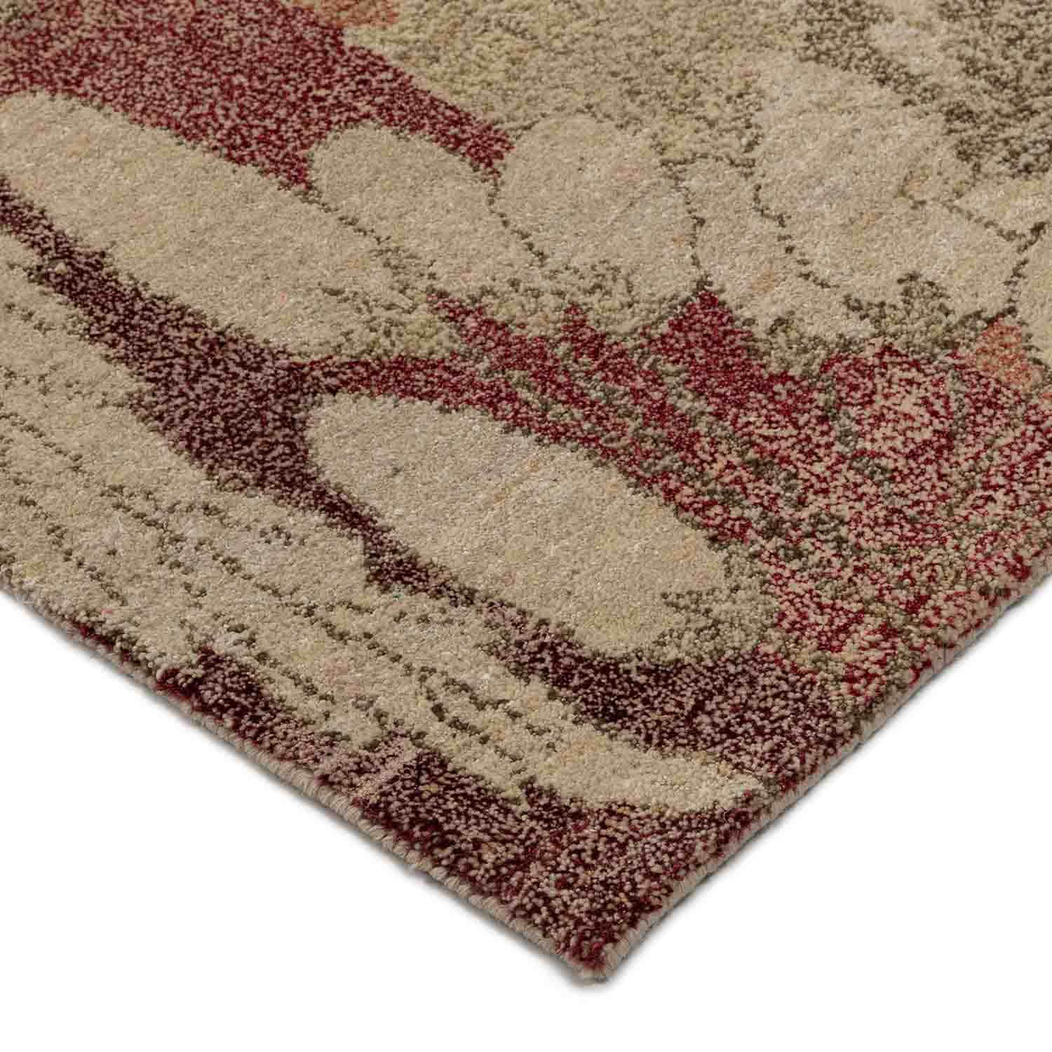 Malfi Hand Knotted Woollen And Silk Rug By Mariella Ienna