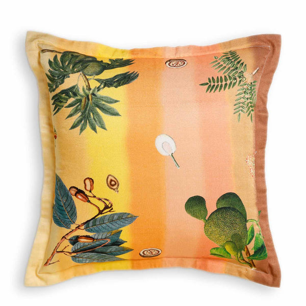 Oria Digital Printed Woollen And Silk Cushion By Mariella Ienna