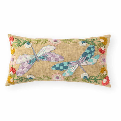 Papilora Embroidered Cotton Lumber Cushion Cover