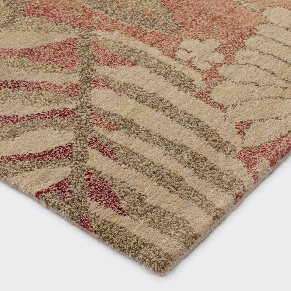 Palermo Hand Knotted Woollen And Silk Rug By Mariella Ienna