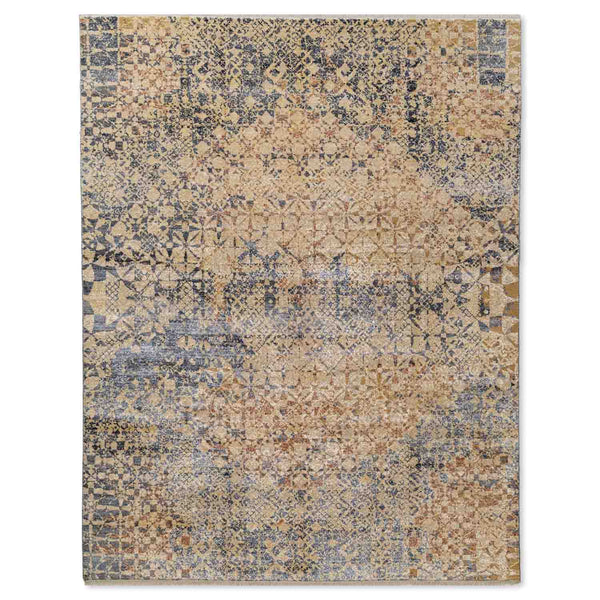 Hikari Hand Knotted  Woollen And Viscose Rug
