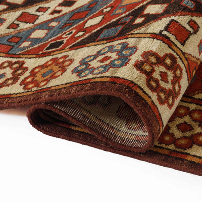 Diagonal Caravan Hand Knotted Wool Rug