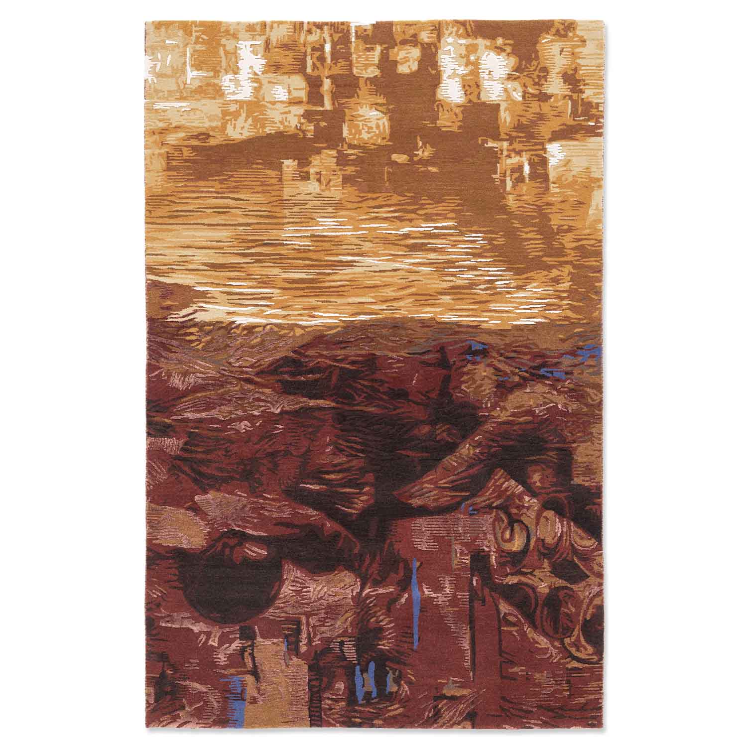 Patan Hand Knotted Woollen And Silk Rug By Angeli Sowani