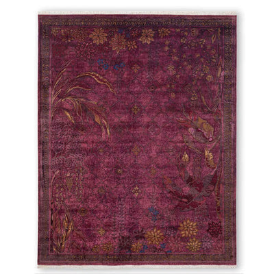 Ydyan-V Hand Knotted Woollen And Silk Rug By Anju Modi