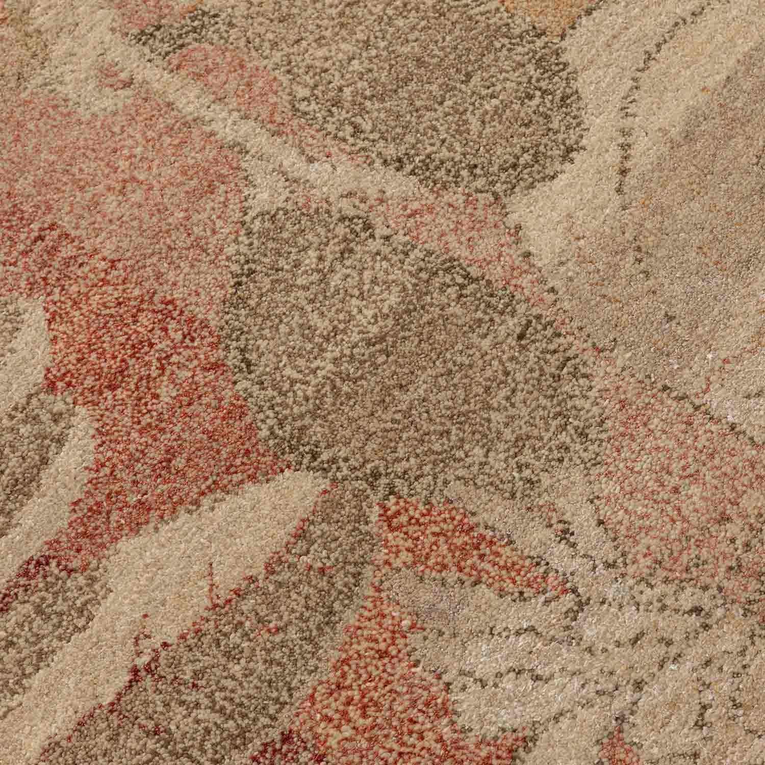Palermo Hand Knotted Woollen And Silk Rug By Mariella Ienna