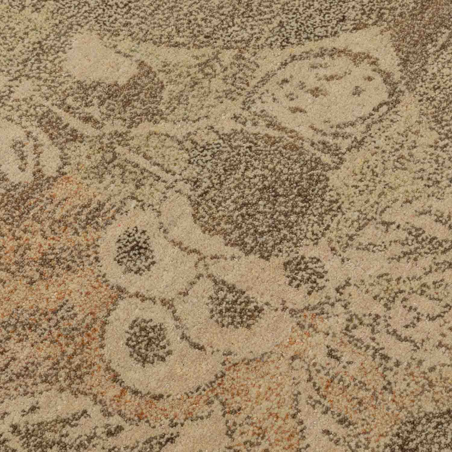 Etna Hand Knotted Woollen And Silk Rug By Mariella Ienna