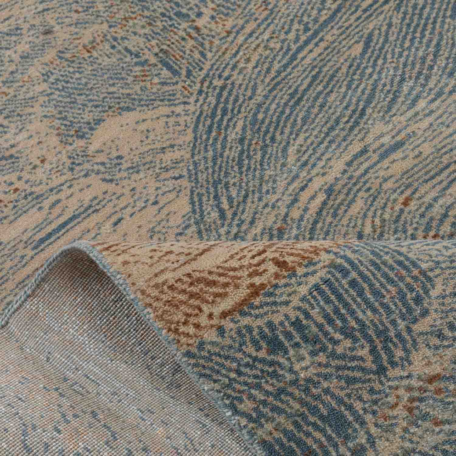 Sora Hand Knotted  Woollen And Viscose Rug