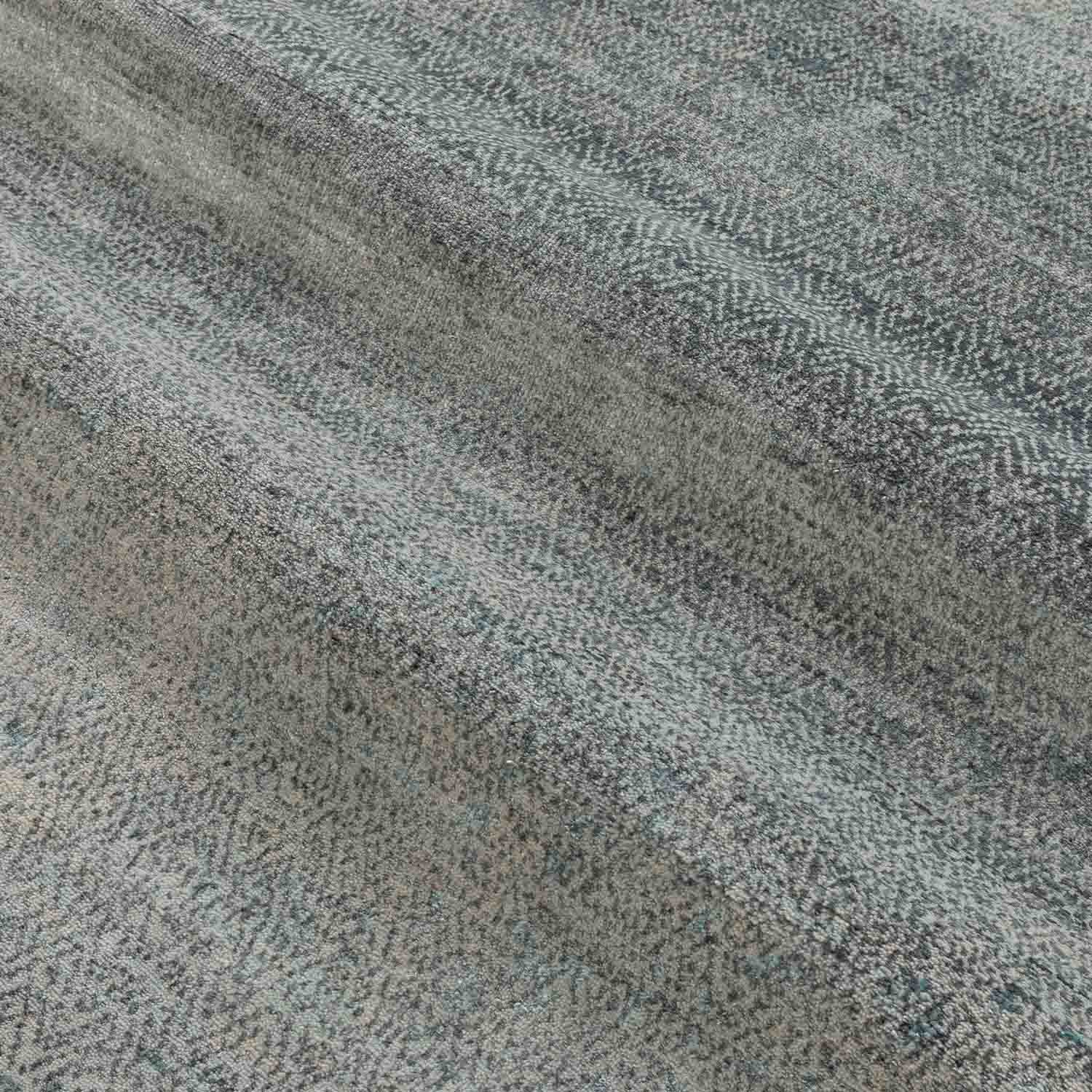 Mizui Hand Knotted  Woollen And Viscose Rug