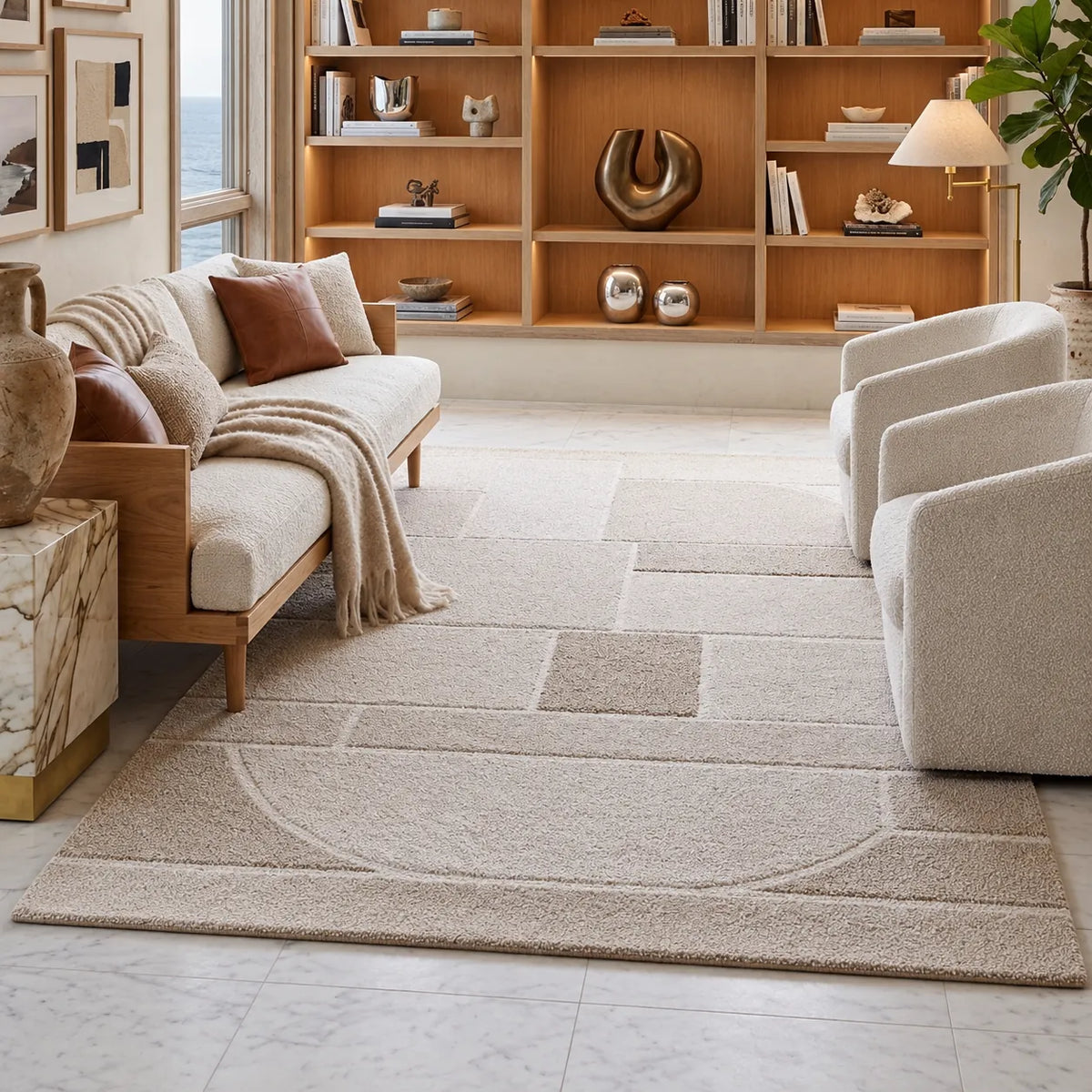 Merio Hand Tufted Woollen Rug