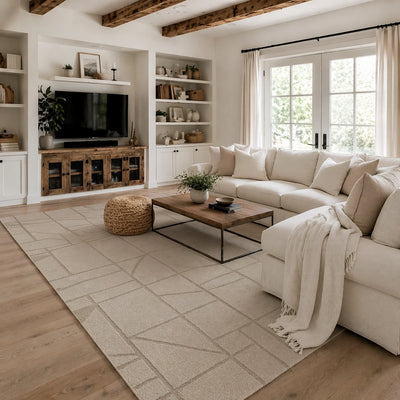 Pavé Hand Tufted Wool And Viscose Rug