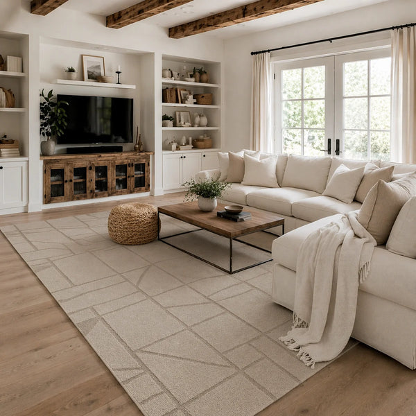 Pavé Hand Tufted Wool And Viscose Rug