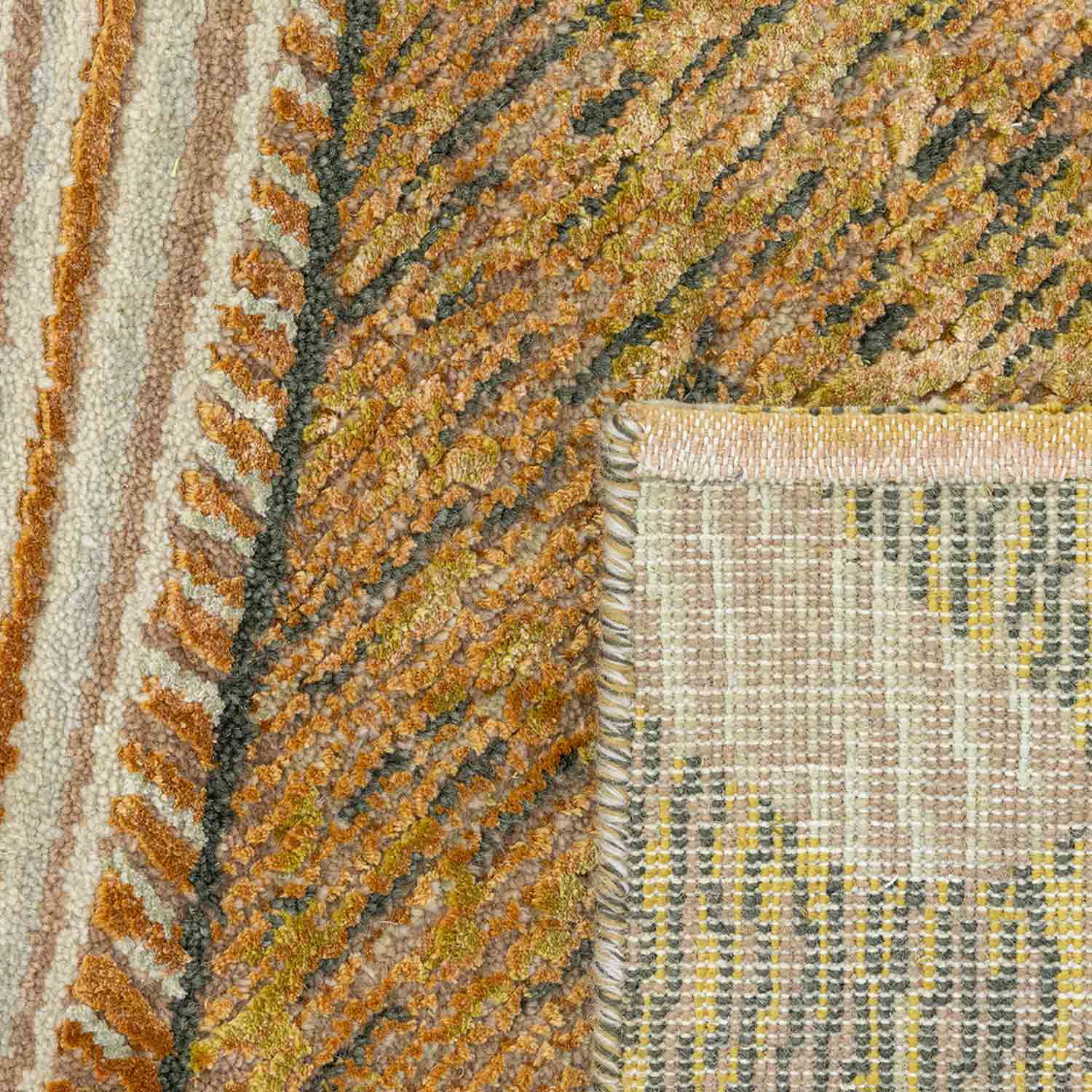 Pyroform Hand Knotted Woollen And Viscose Rug