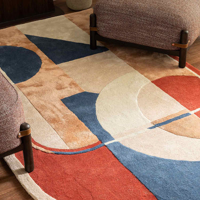 Ice-Lolly Hand Tufted Woollen And Viscose Rug