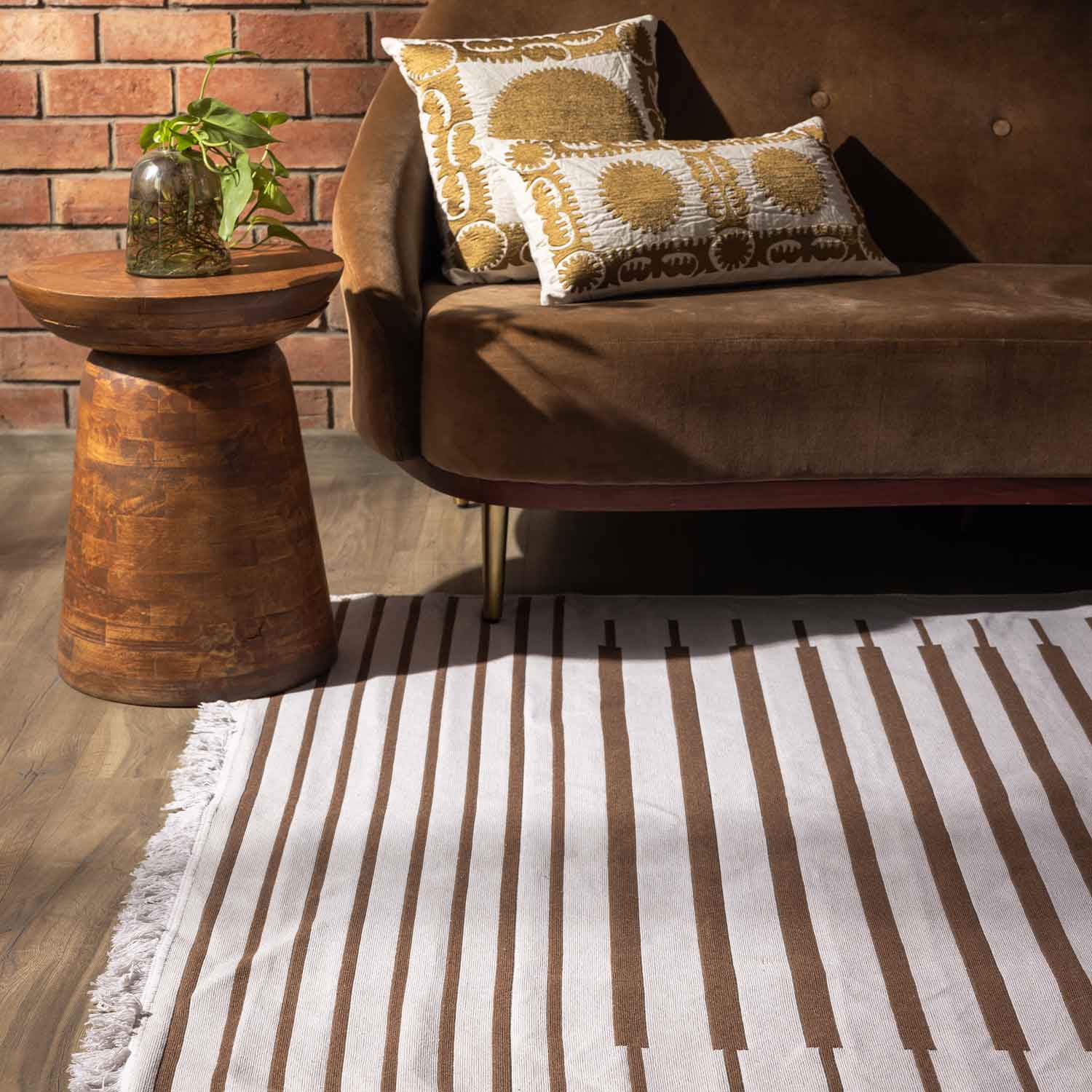 Fahad Recycled Cotton Reversible Kilim