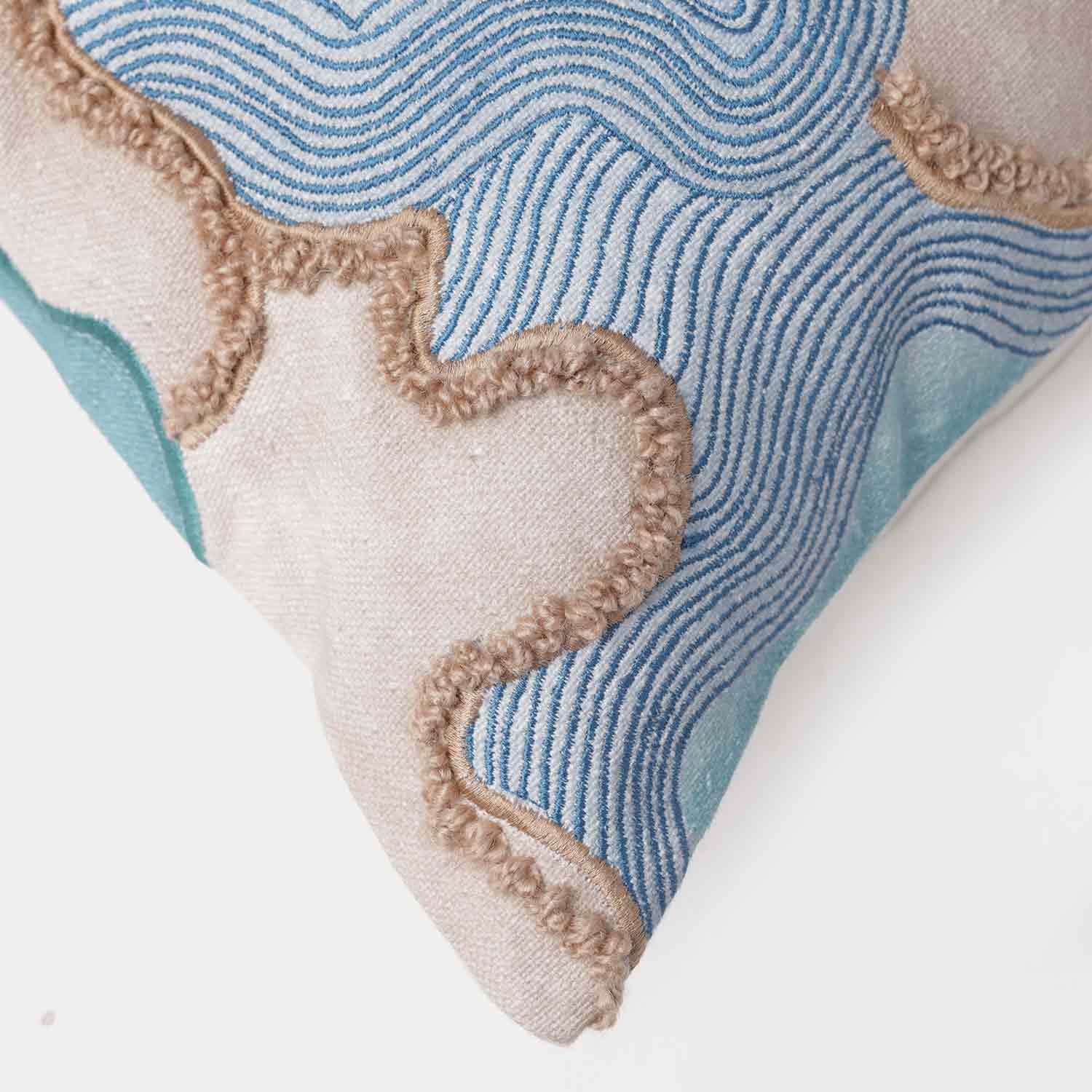 The Horizon Digital Printed Cotton Cushion Cover