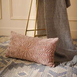 Nebula Cutwork Velvet Lumbar Cushion Cover