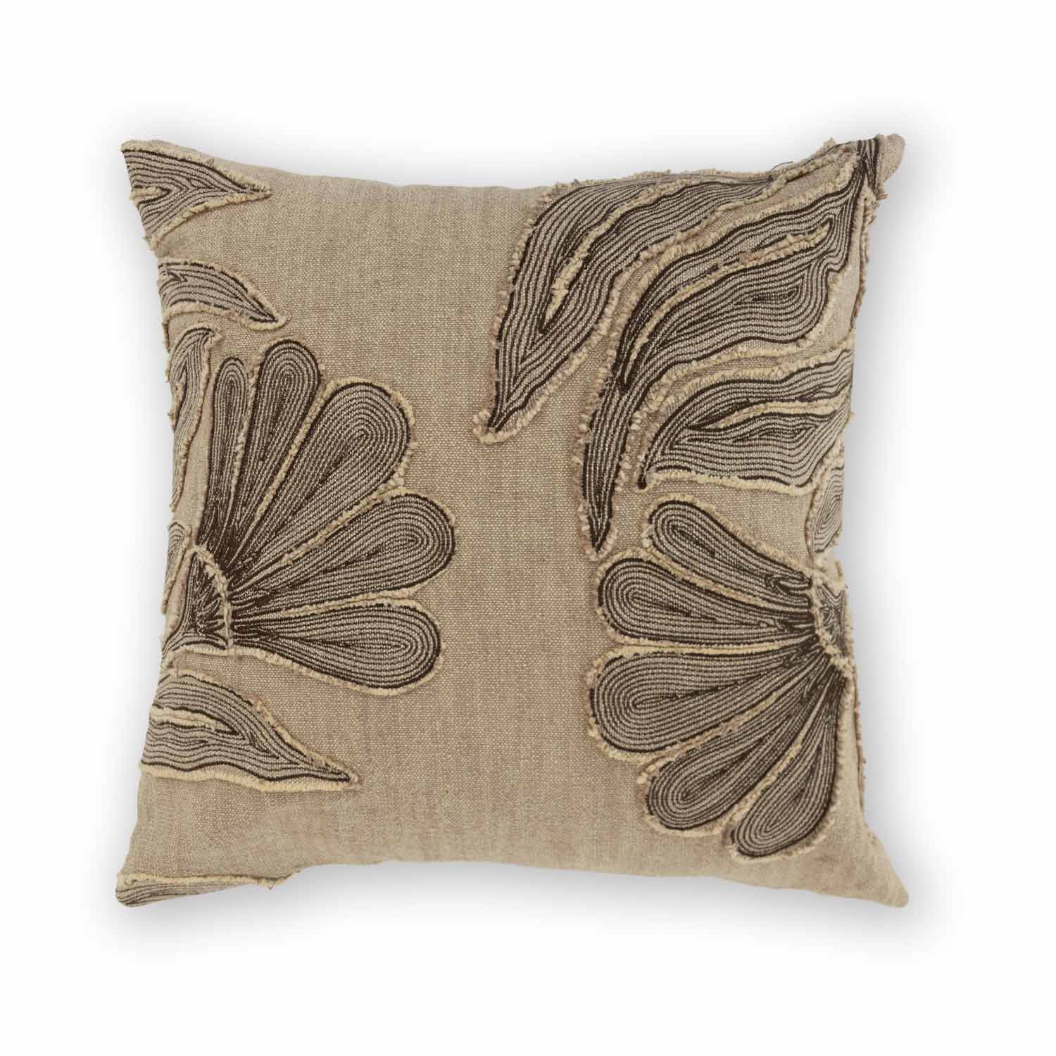 Cotton Patchwork Embroidered Sutra Cushion Cover