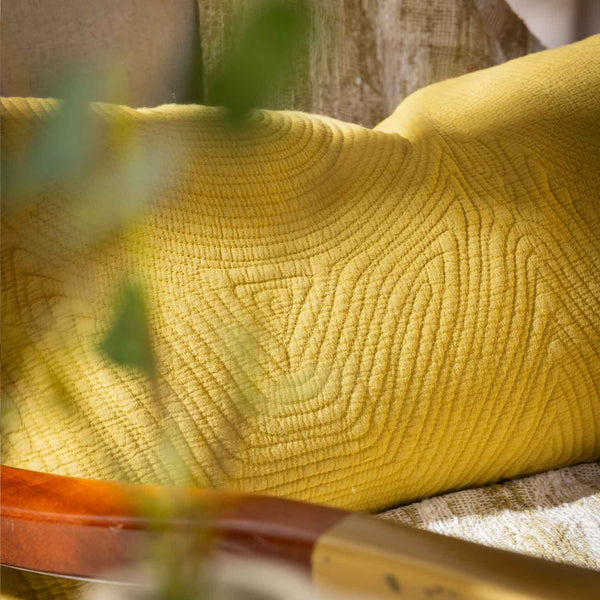 Kanva Cotton Hand Embroidered Lumbar Cushion Cover