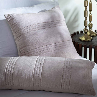 Petal Cotton Hand Quilted Lumbar Cushion Cover