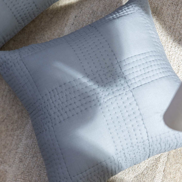 Dhara Vegan Silk Hand-Quilted Cushion Cover