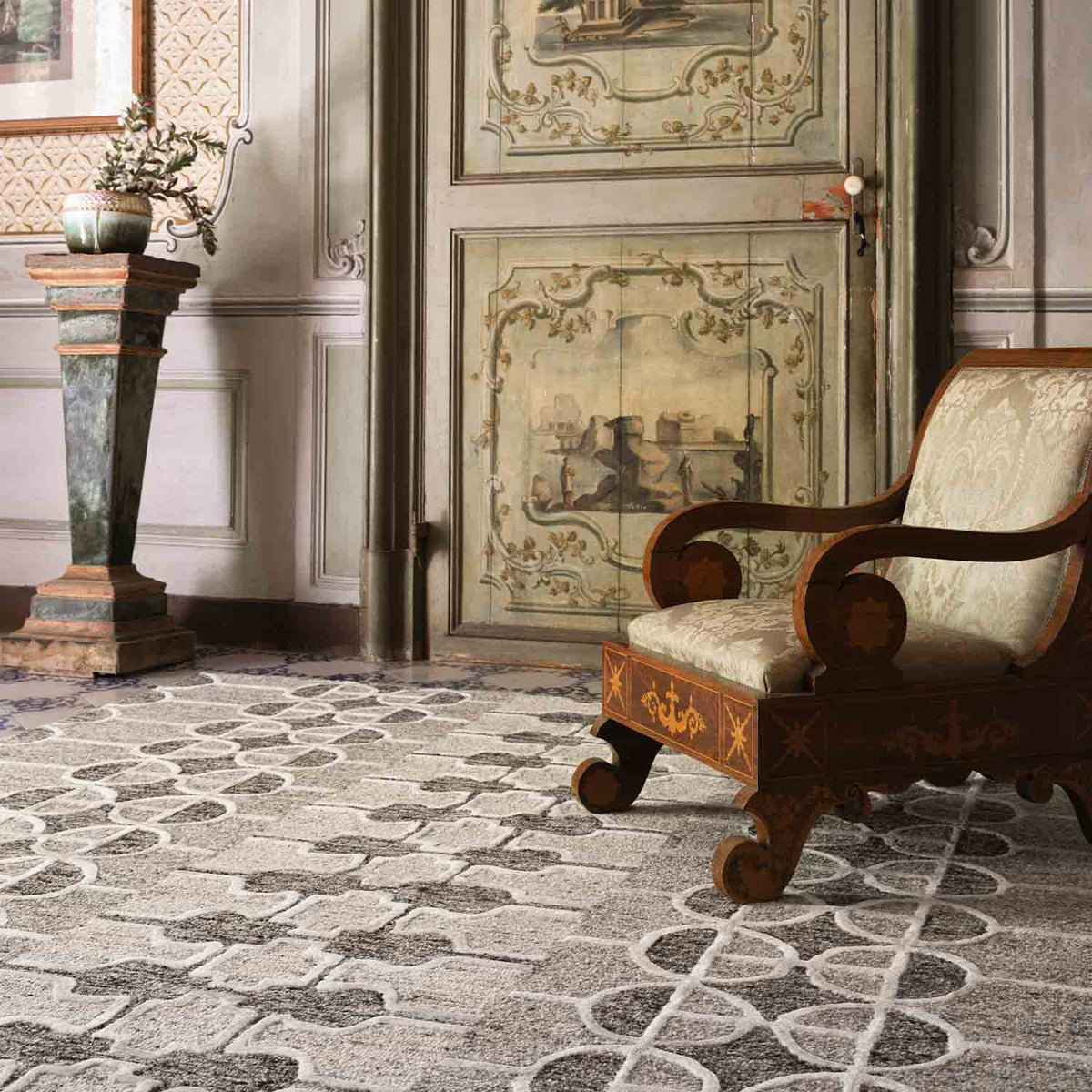Abbey- 03 Hand Tufted Woollen Rug By Mariella Ienna