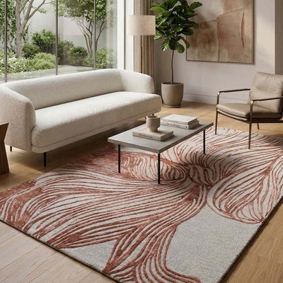 Aton Hand Tufted Woollen And Viscose Rug