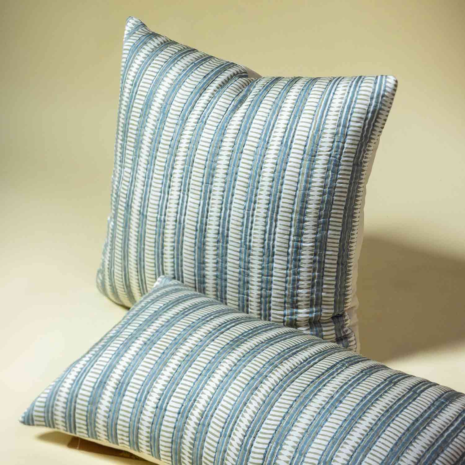 Cotton Bagru Hand-Block Printed Anaya Cushion Cover
