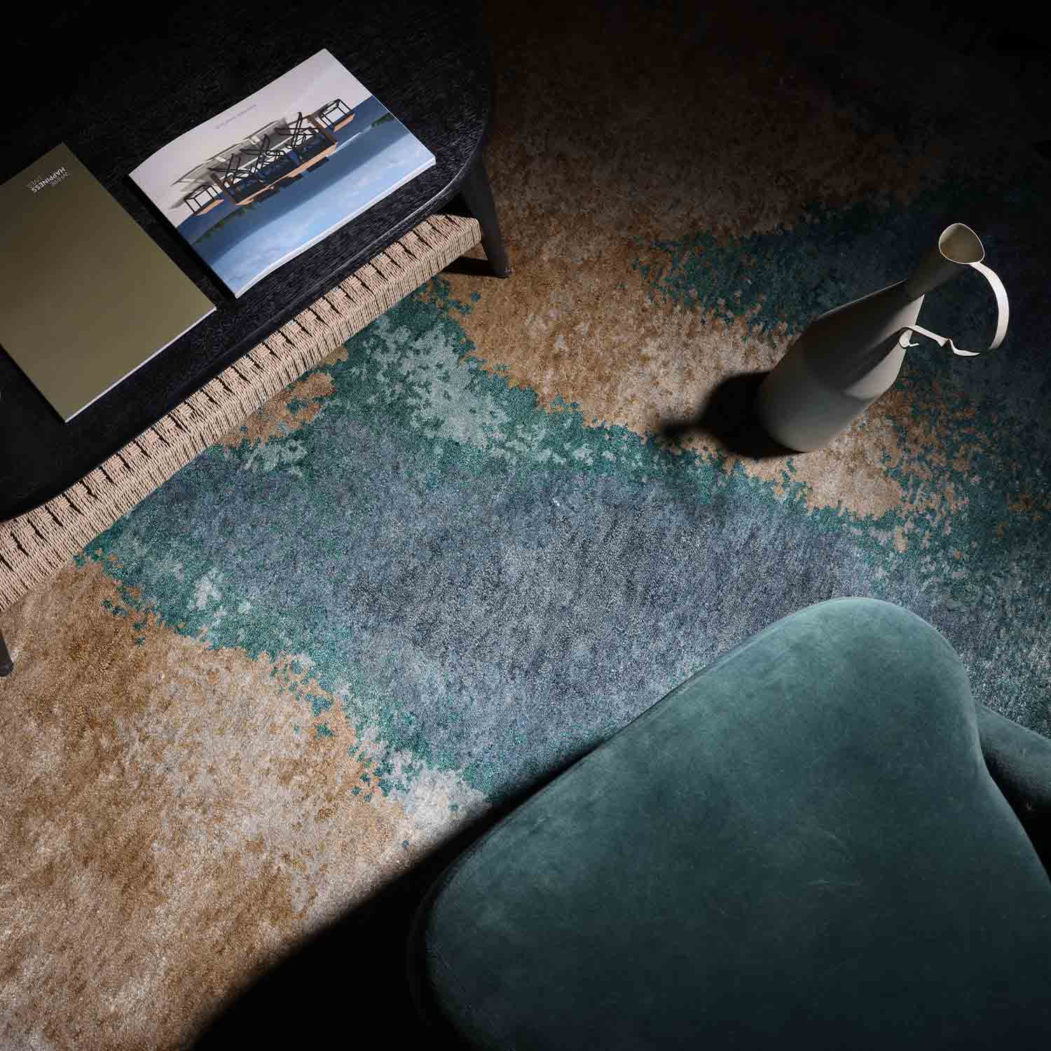 Hydra Lamp Hand Knotted Viscose Rug