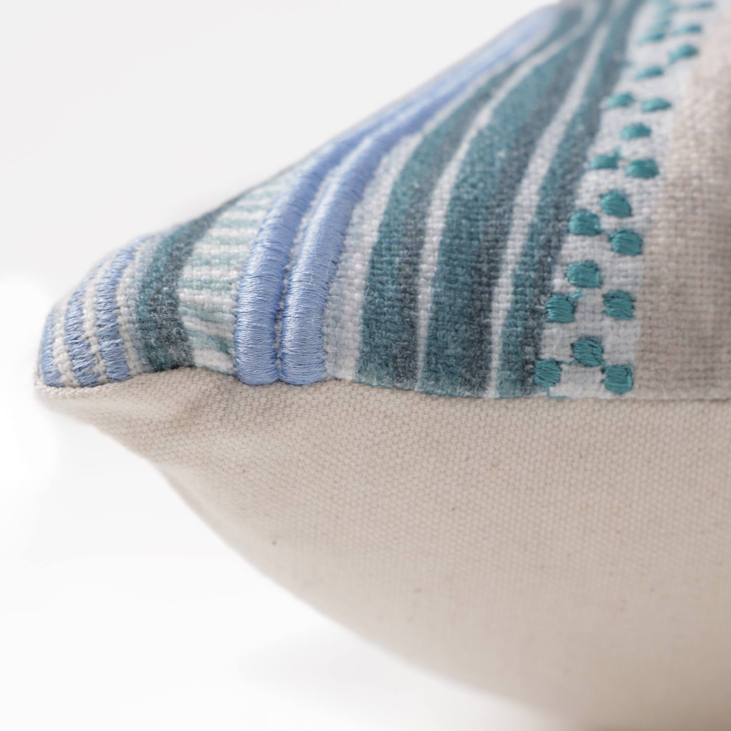 Waves and Whorls Digital Printed Cotton Cushion Cover