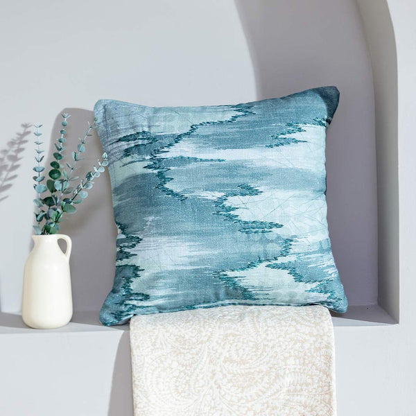 Ocean Canvas Digital Printed Cotton Cushion Cover
