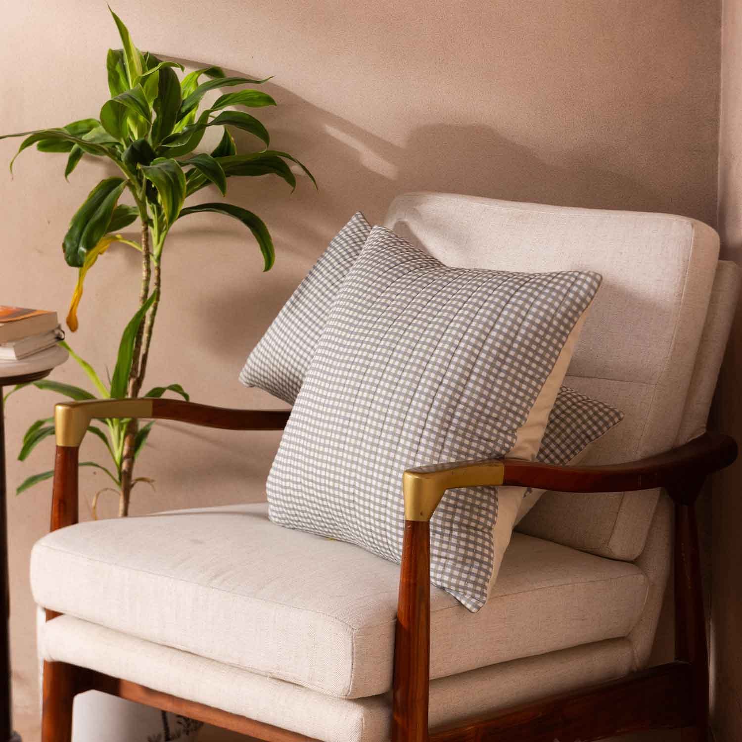 Cotton Bagru Hand Block Printed Nevara Cushion Cover