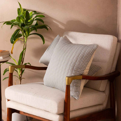 Nevara Cotton Bagru Hand Block Printed Cushion Cover