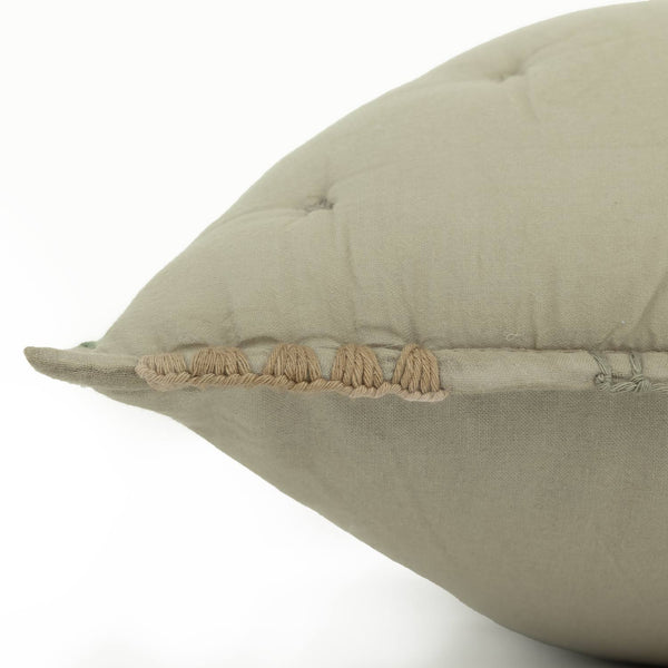 Aeris Cotton Hand Embroidered Cushion Cover