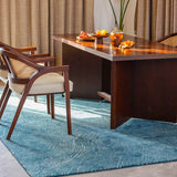 Lapis Hand Tufted Woollen And Viscose Rug