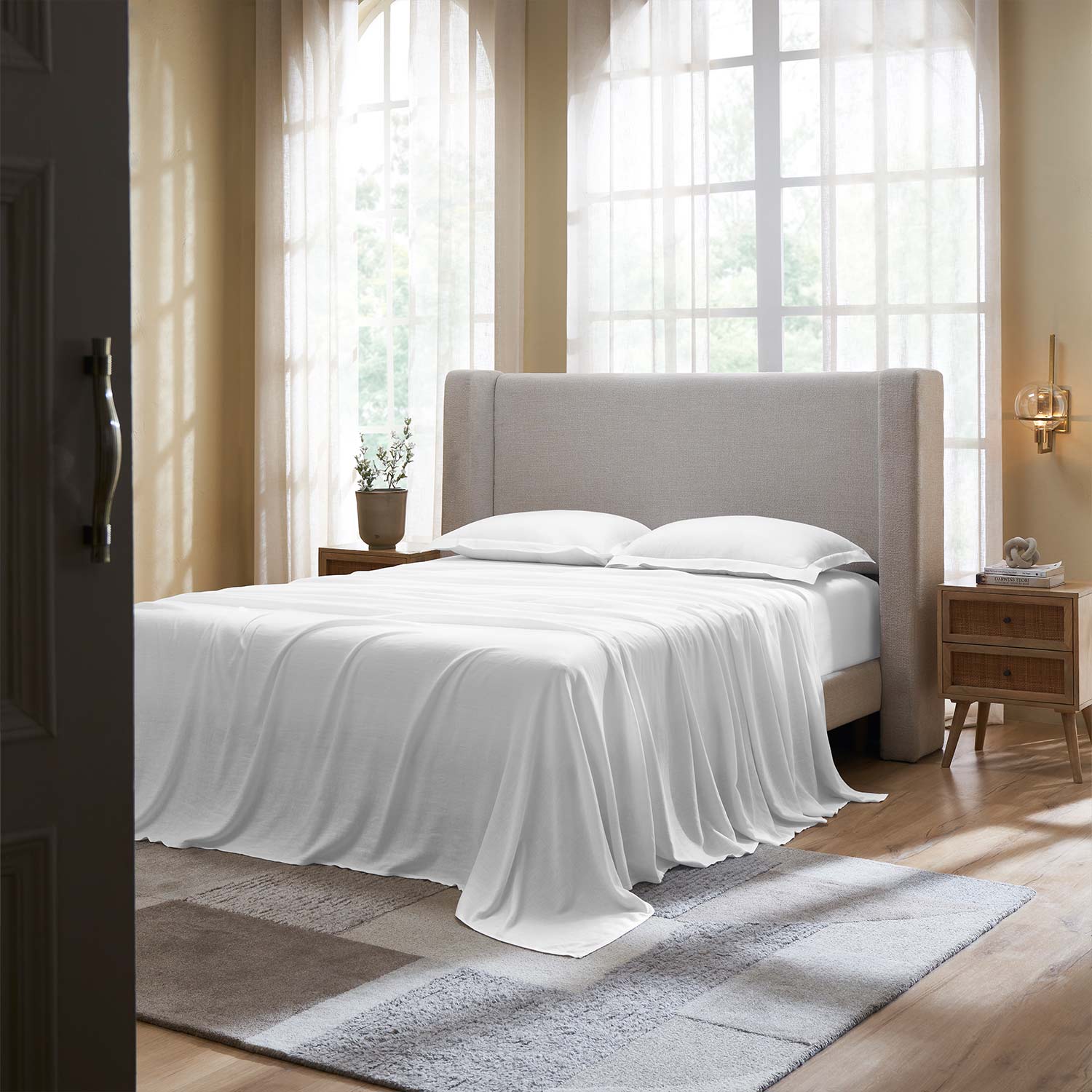 Cosmo Linen Flatsheet Set