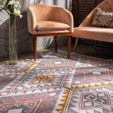 Patang Recycled Cotton Printed Reversible Kilim