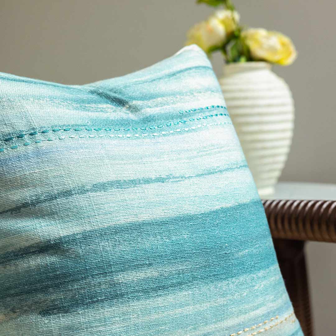 Serenity Digital Printed Cotton Cushion Cover